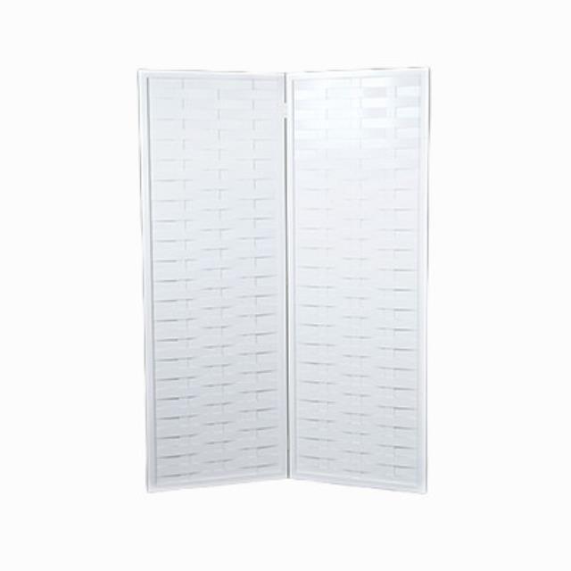 Rental store for screen white wood weave 2 panel 7 foot h x 5 in the San Jose metro area