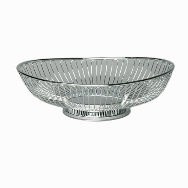 Rental store for bread basket oval silver wire in the San Jose metro area