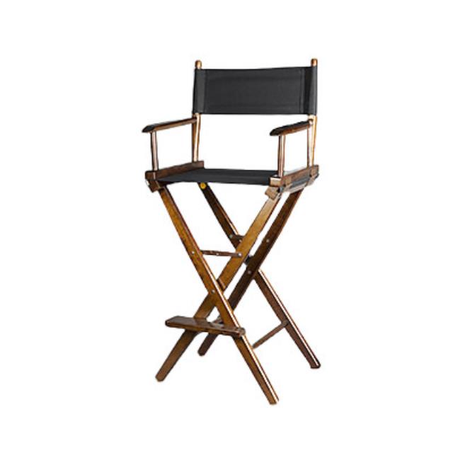 Rental store for director s chair mahogany w black seat in the San Jose metro area