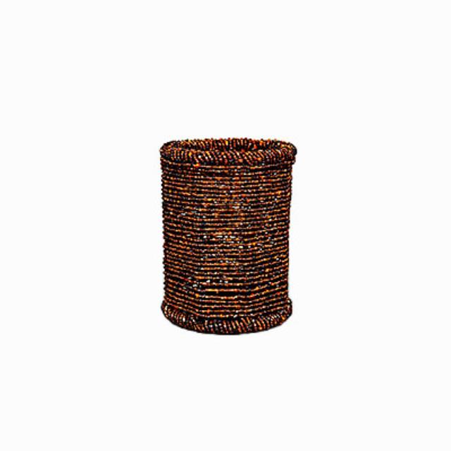 Rental store for votive holder beaded rust 4 1 2 inch tall in the San Jose metro area