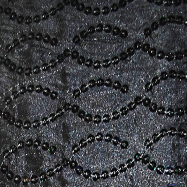 Rental store for drape sequin 4 foot w x 11 foot h black in the San Jose metro area