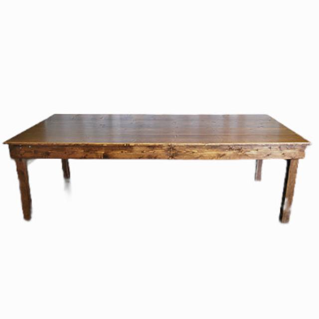 Rental store for table farm 8 foot x40 inch in the San Jose metro area