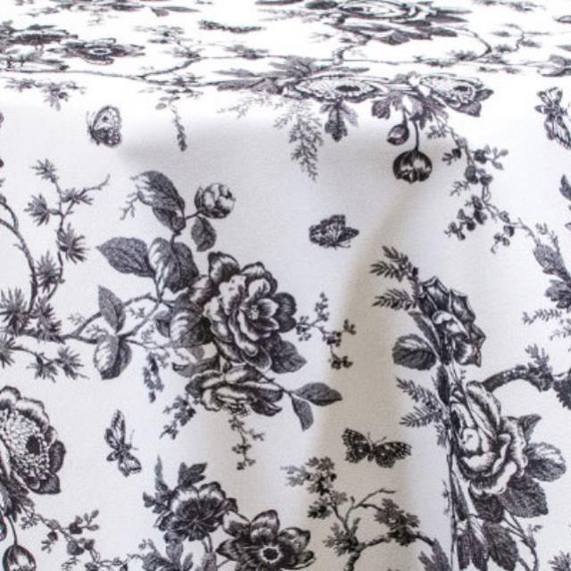 Rental store for napkin sp toile black floral in the San Jose metro area