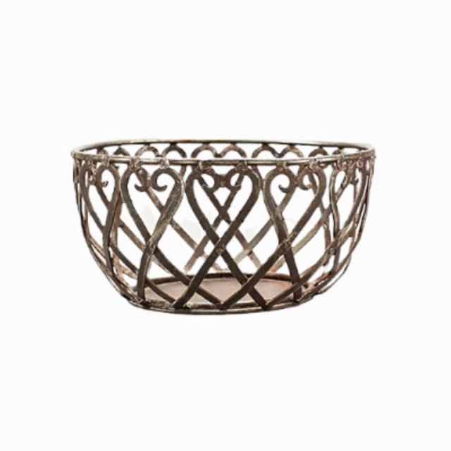 Rental store for bread basket round brown iron in the San Jose metro area