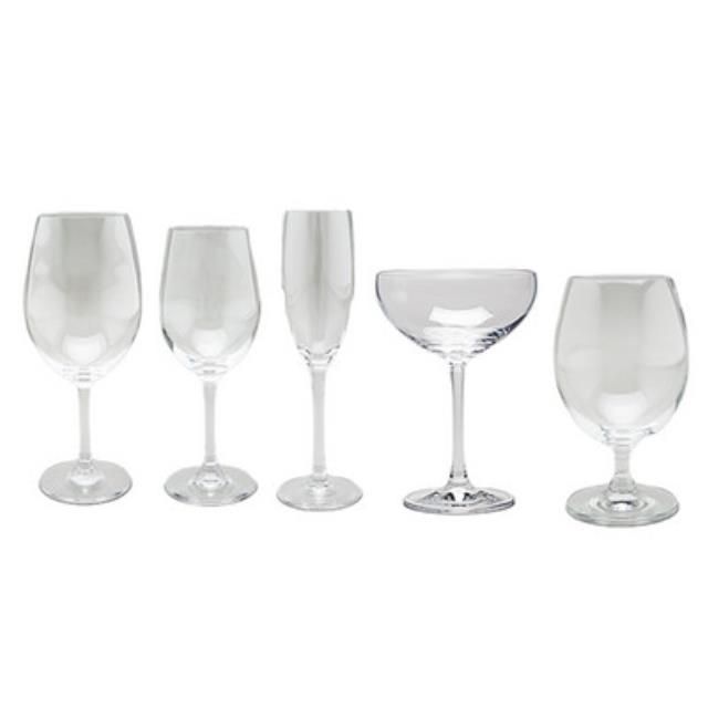 Rental store for glassware stolzle crystal in the San Jose metro area