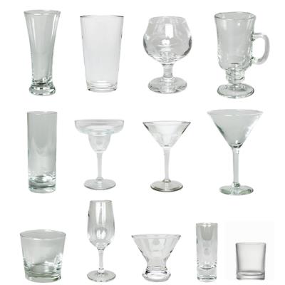 Rental store for glassware assorted cocktail in the San Jose metro area