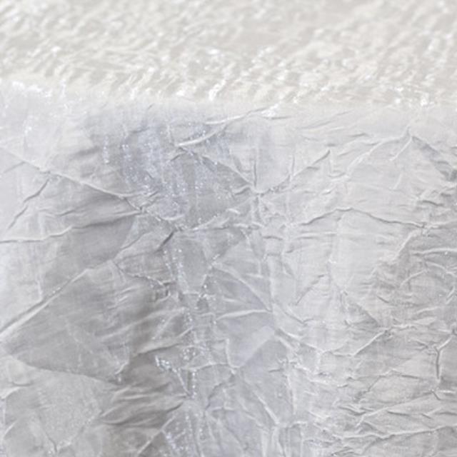 Rental store for iridescent crush white linen in the San Jose metro area