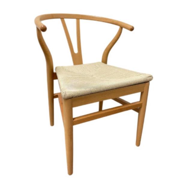 Rental store for chair wishbone natural in the San Jose metro area