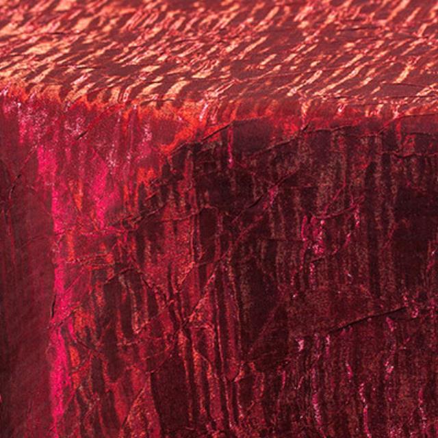Rental store for iridescent crush red linen in the San Jose metro area