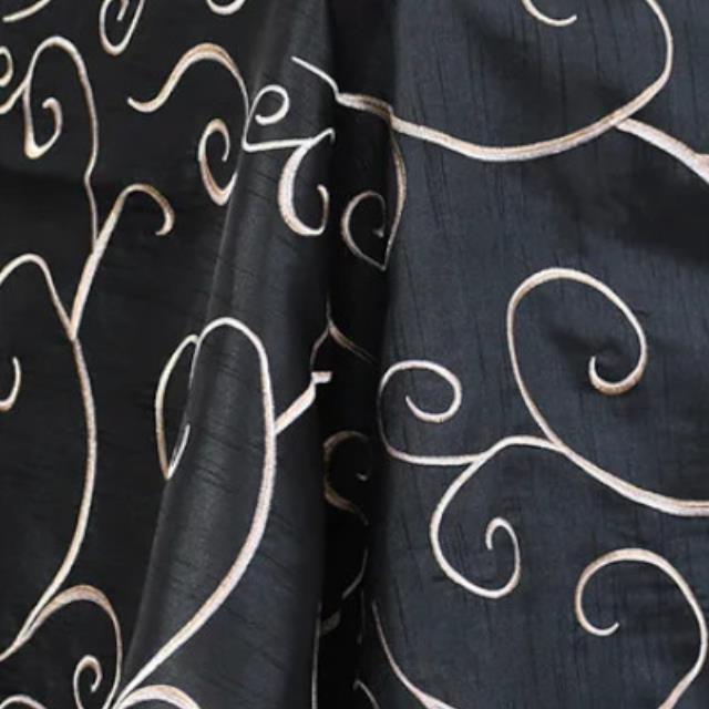 Rental store for nova swirl black linen in the San Jose metro area