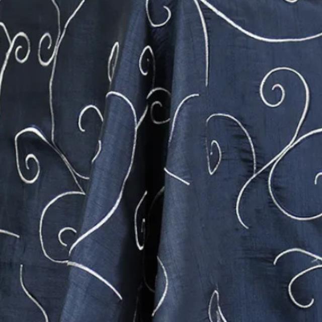 Rental store for nova swirl navy linen in the San Jose metro area