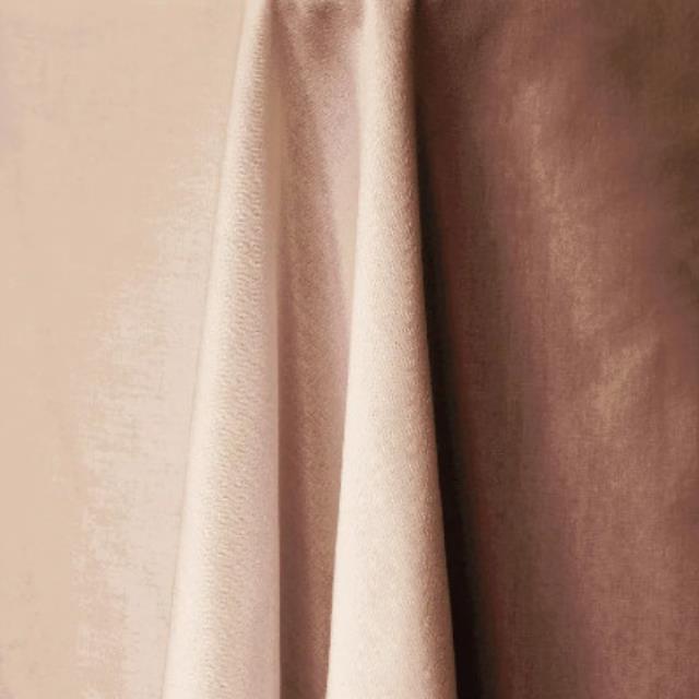 Rental store for poly cotton champagne linen in the San Jose metro area