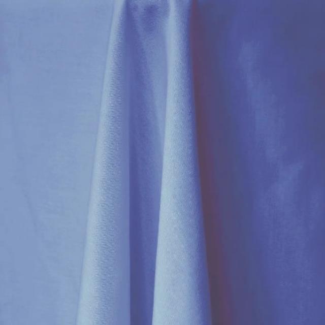 Rental store for poly cotton periwinkle linen in the San Jose metro area