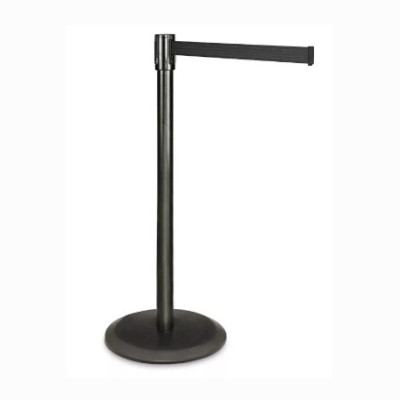 Rental store for stanchion retractable w 8 foot belt black in the San Jose metro area
